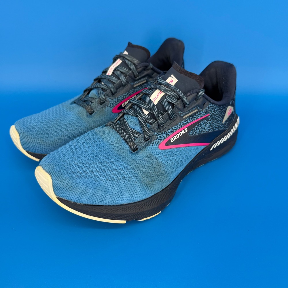 Brooks Launch GTS 10 Womens Running Shoes Blue Pink 1203991B441 Size 7